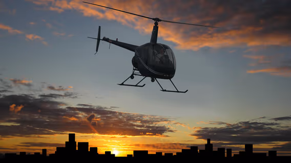 Враження в подарунок - Політ на вертольоті Robinson R22 над нічним Києвом