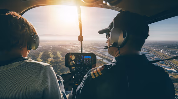 Враження в подарунок - Майстер-клас пілотування вертольота Robinson R22