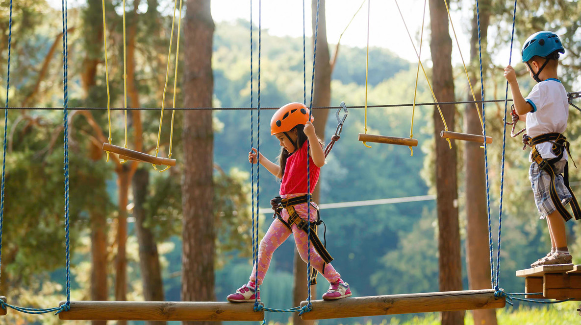 Веревочный парк для двоих Развлечения для детей 1 сентября во Львове - Веревочный парк для двоих