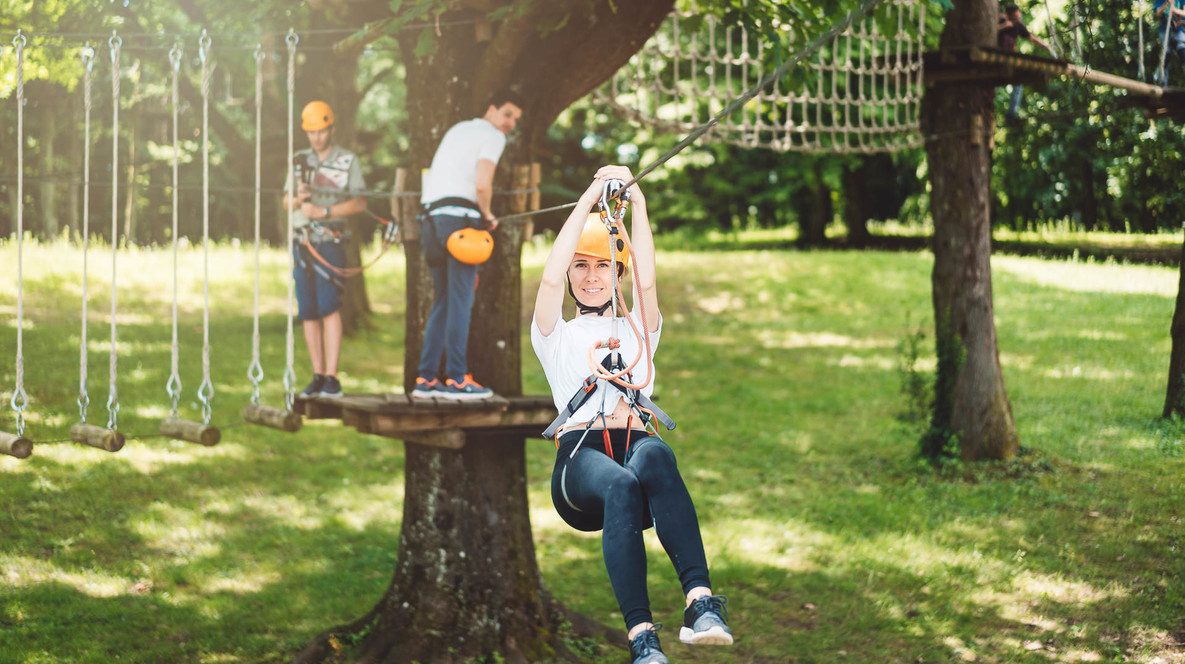 Полет на Zip-line для компании Скалодром - Полет на Zip-line для компании