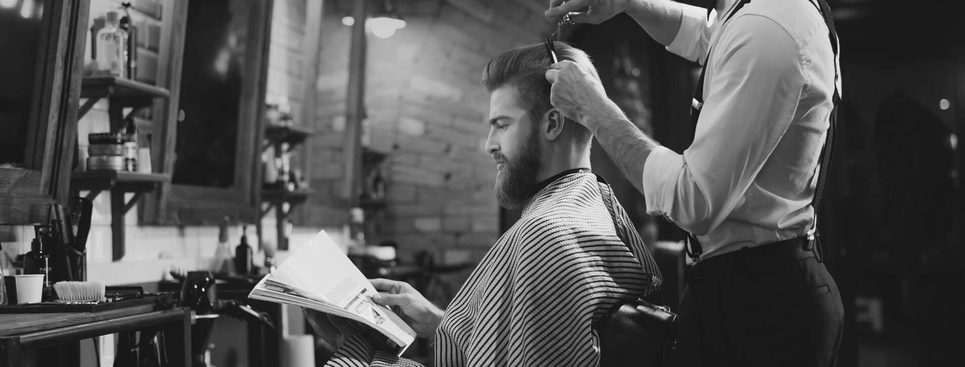 Фото 1 - Стильная мужская стрижка