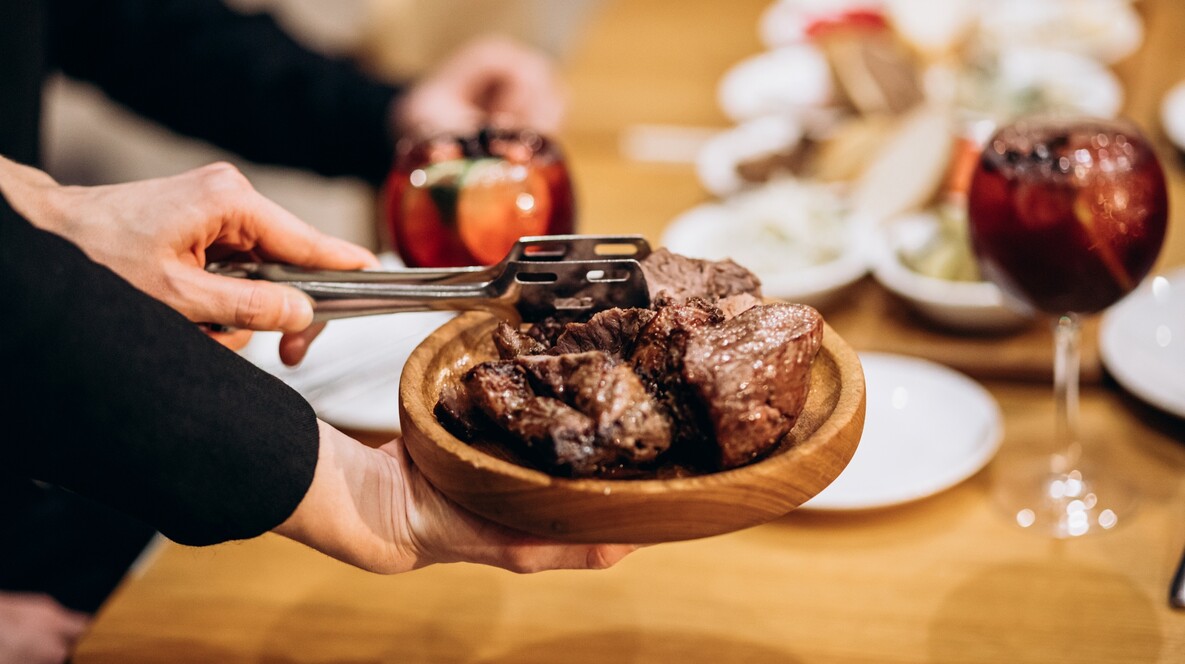 Ужин с безлимитным мясом для двоих