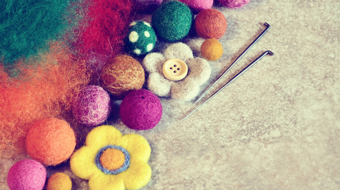 Майстер-клас валяння з вовни для двох Подарунки на День святого Миколая дітям - Майстер-клас валяння з вовни для двох