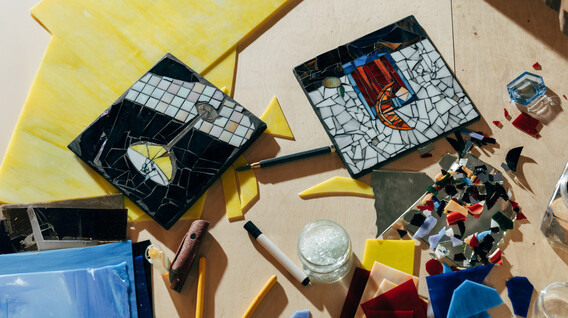 Майстер-клас мозаїки Подарунки чоловіку на 40 років - Майстер-клас мозаїки