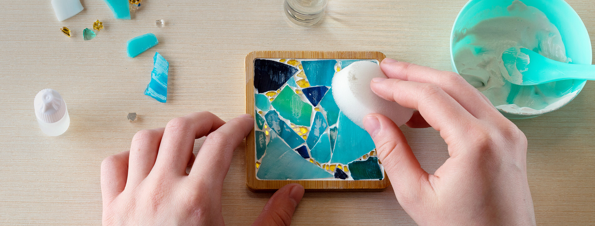 Фото 1 - Майстер-клас мозаїки для двох