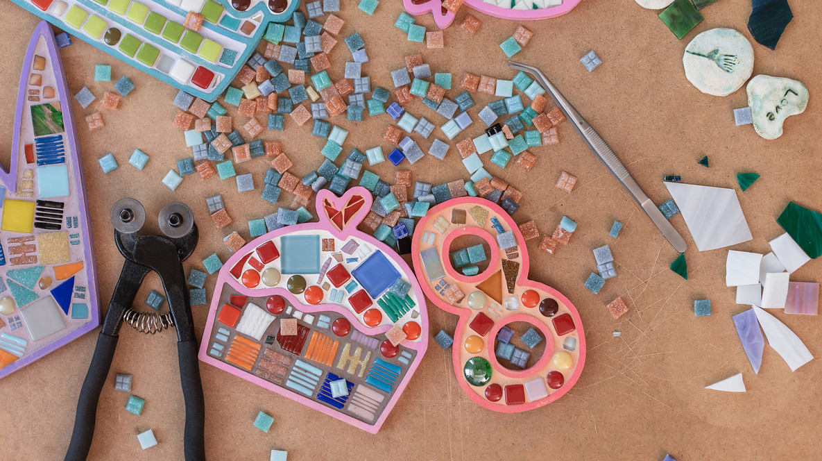 Майстер-клас мозаїки для двох Подарунки хрещеникам на Новий рік - Майстер-клас мозаїки для двох