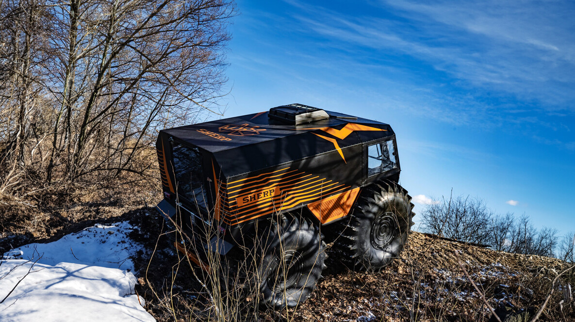 Мастер-класс управления вездеходом Sherp Подарки куму на 50 лет - Мастер-класс управления вездеходом Sherp