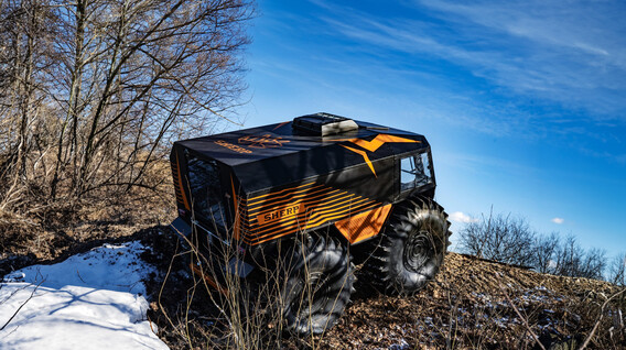 Майстер-клас управління всюдиходом Sherp Подарунки родичам на Новий рік - Майстер-клас управління всюдиходом Sherp