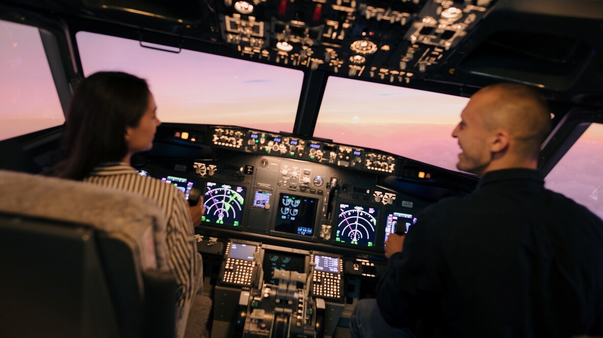 Авіасимулятор Boeing-737 для двох