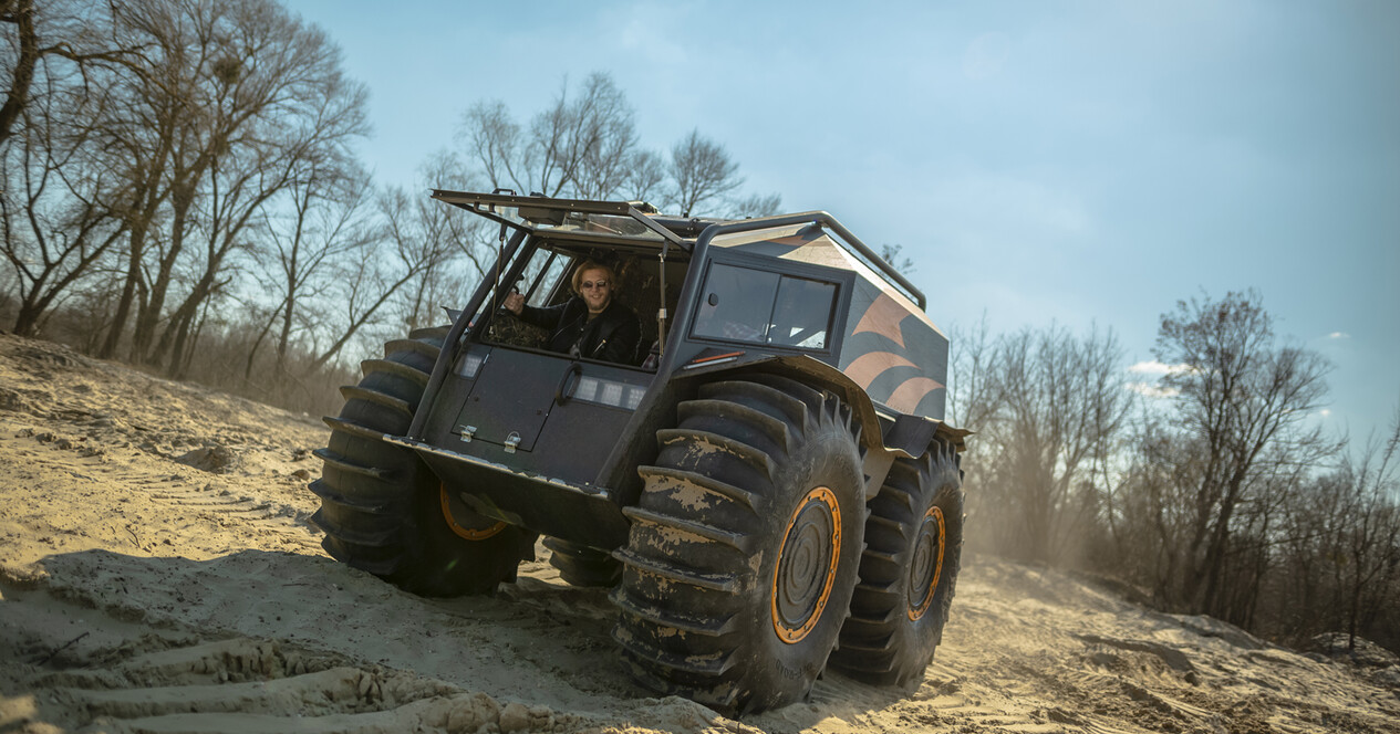 Катання на всюдиході Sherp - 9 Фото 9 - Катання на всюдиході Sherp