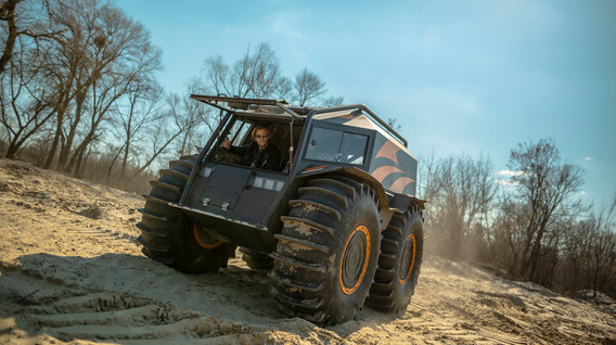 Катание на вездеходе Sherp Подарки на 26 лет свадьбы - Катание на вездеходе Sherp
