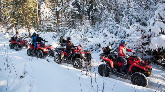 Прогулка на квадроциклах для компании Квадроциклы в Харькове - Прогулка на квадроциклах для компании