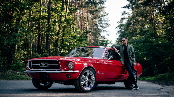 Тест-драйв ретрокара Ford Mustang 1967 Сюрприз на день народження другу - Тест-драйв ретрокара Ford Mustang 1967
