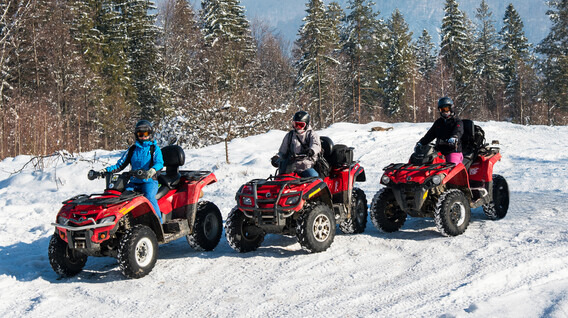 Прогулянка на квадроциклах для компанії Подарунки мамі на 45 років у Львові - Прогулянка на квадроциклах для компанії