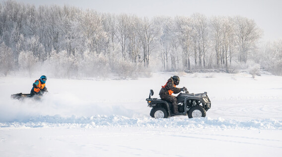 Прогулянка на квадроциклах для компанії Квадроцикли в Дніпрі - Прогулянка на квадроциклах для компанії
