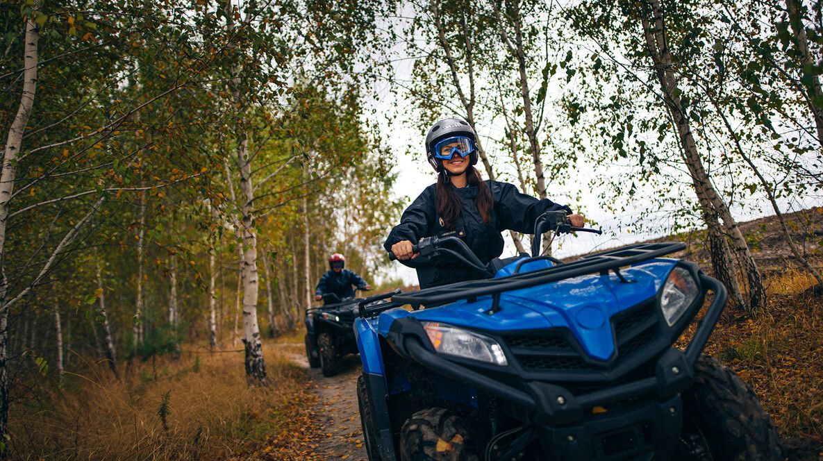 Прогулка на квадроциклах для компании Off Road (Езда по бездорожью) в Днепре - Прогулка на квадроциклах для компании