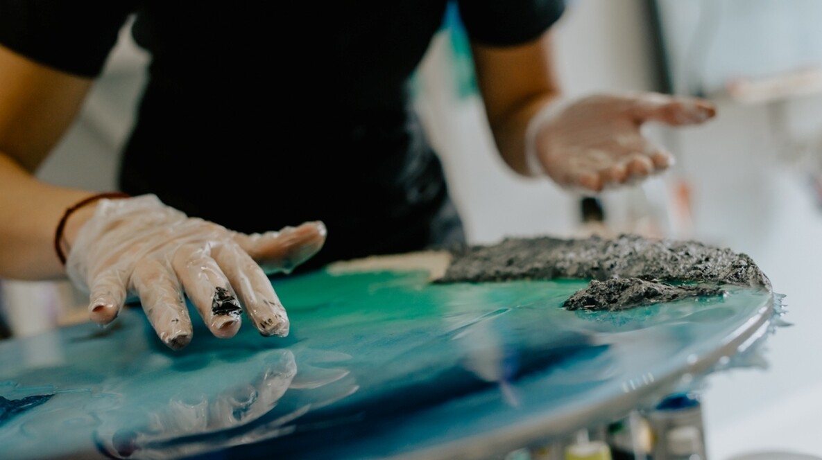 Створення картини з епоксидної смоли для двох Сюрприз на 14 лютого хлопцю - Створення картини з епоксидної смоли для двох