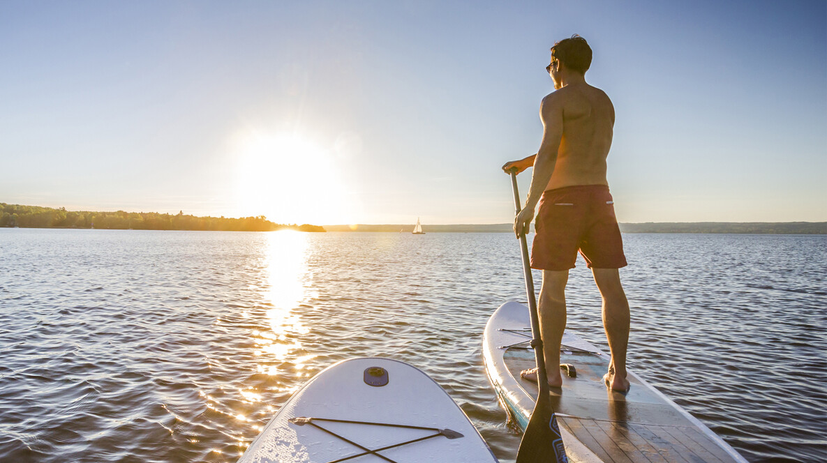 SUP-серфінг Сорприз на ювілей чоловіку у Львові - SUP-серфінг