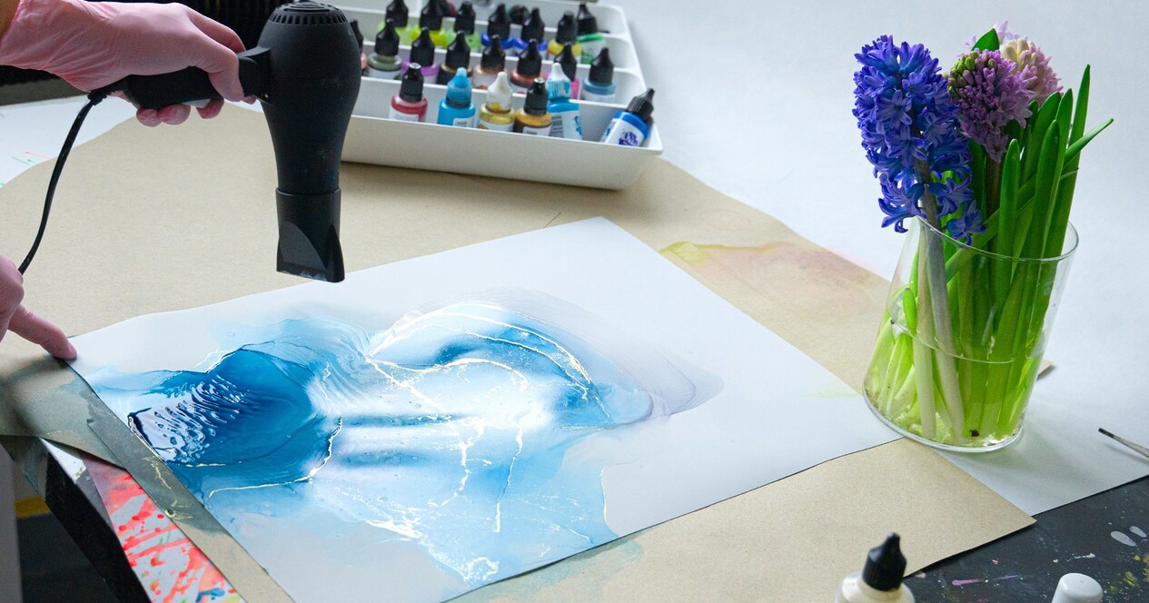Живопись в технике Alcohol Ink для компании - 10 Фото 10 - Живопись в технике Alcohol Ink для компании