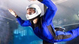 Полет в аэротрубе Полет в аэротрубе