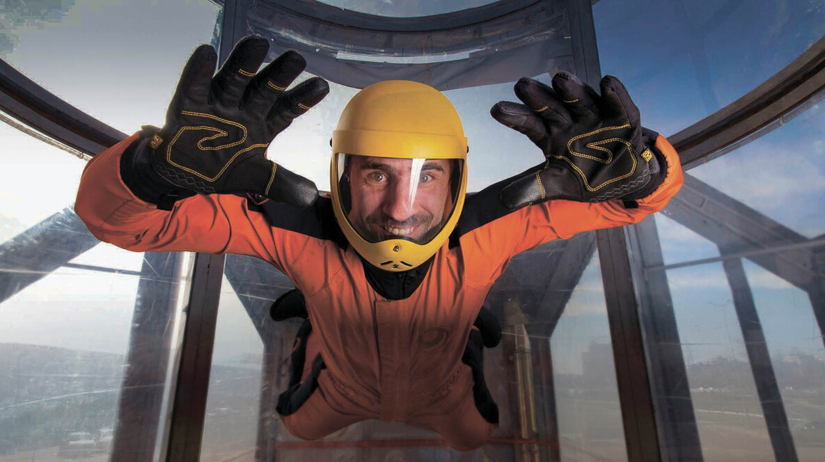 Політ в аеротрубі для компанії Зимові хобі та захоплення в Дніпрі - Політ в аеротрубі для компанії