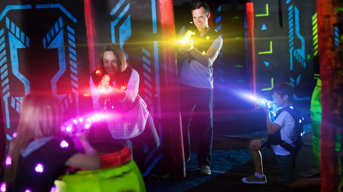 Лазертаг для компанії Сюрприз на ювілей жінці в Івано-Франківську - Лазертаг для компанії