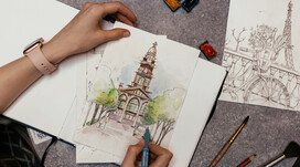 Майстер-клас акварельного скетчингу Майстер-клас акварельного скетчингу