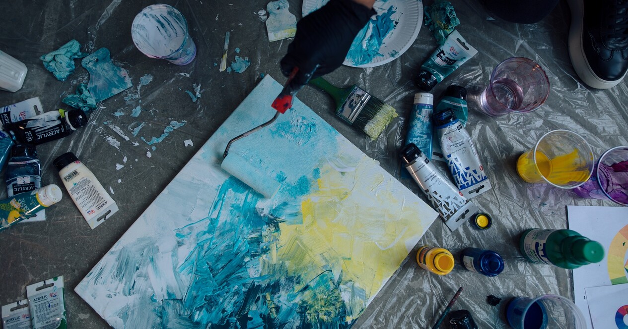 Майстер-клас абстрактного живопису для двох - 8 Фото 8 - Майстер-клас абстрактного живопису для двох