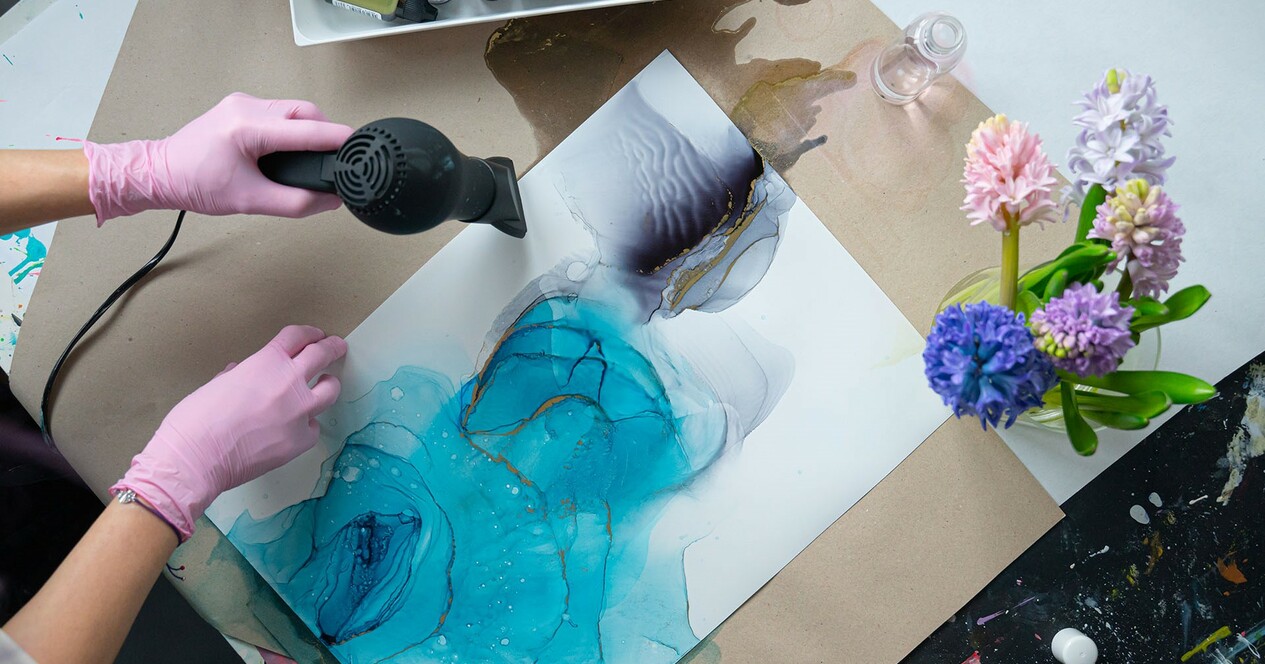 Живопись в технике Alcohol Ink - 12 Фото 12 - Живопись в технике Alcohol Ink