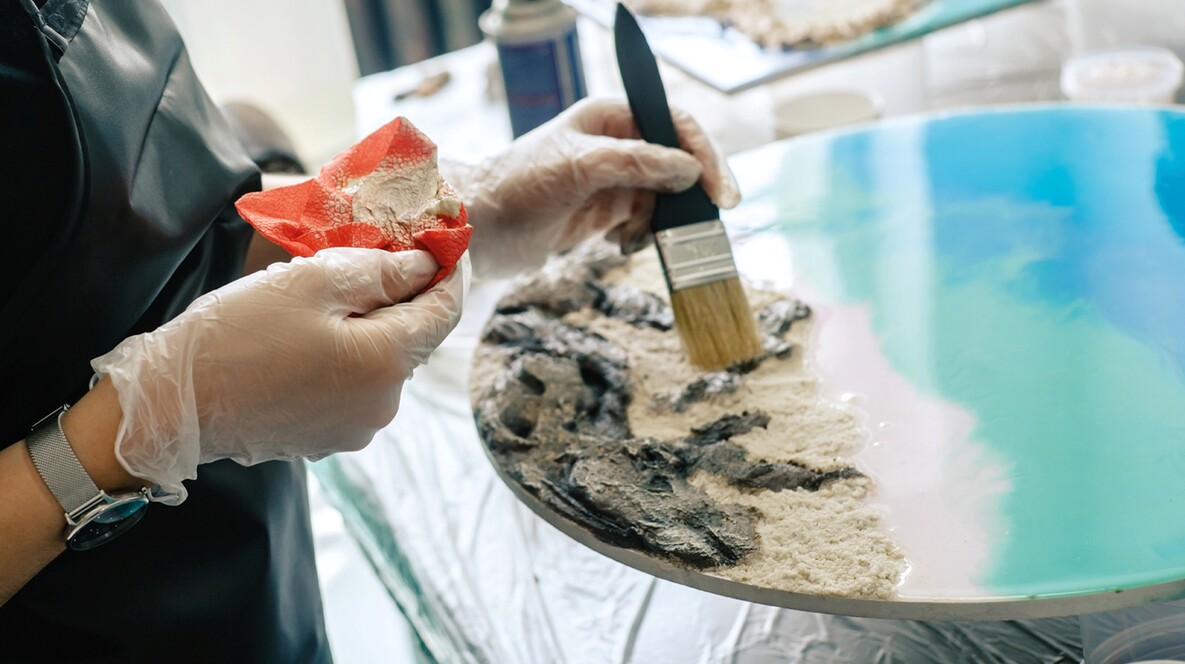 Створення картини з епоксидної смоли Подарунки в Хмельницькому - Створення картини з епоксидної смоли