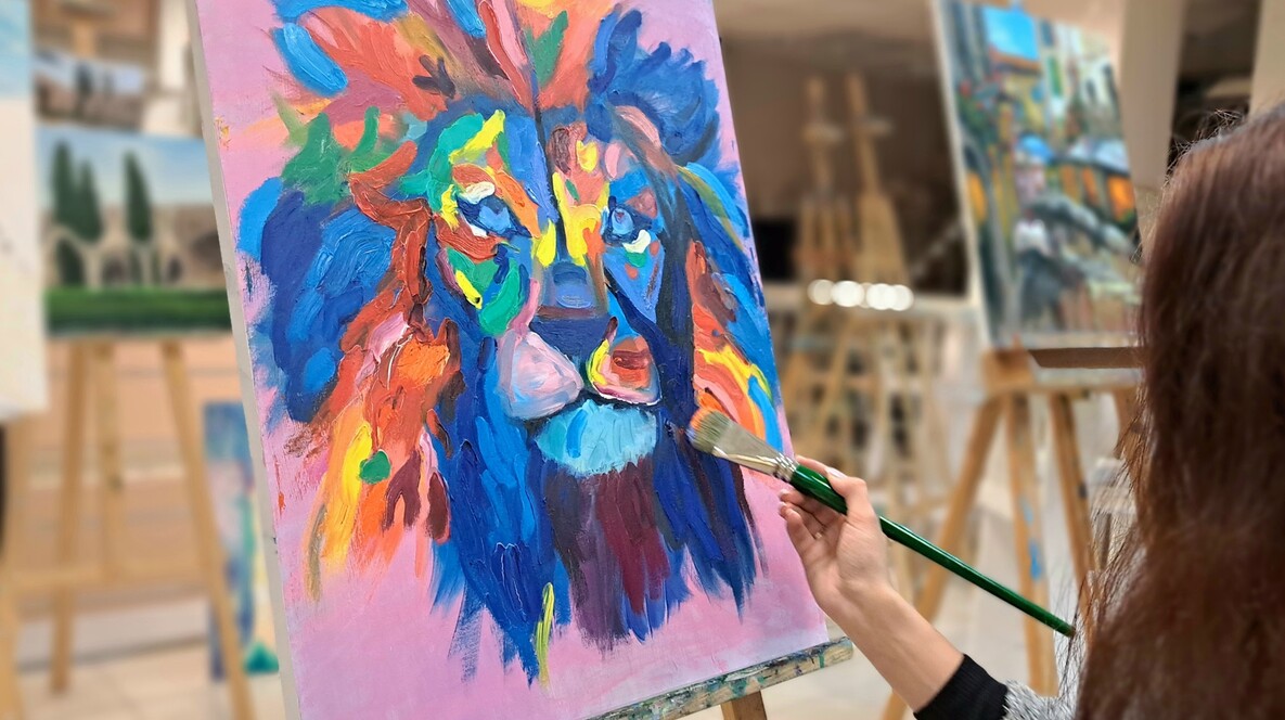 Майстер-клас живопису в стилі поп-арт для компанії Як навчитися малювати акриловими фарбами - Майстер-клас живопису в стилі поп-арт для компанії