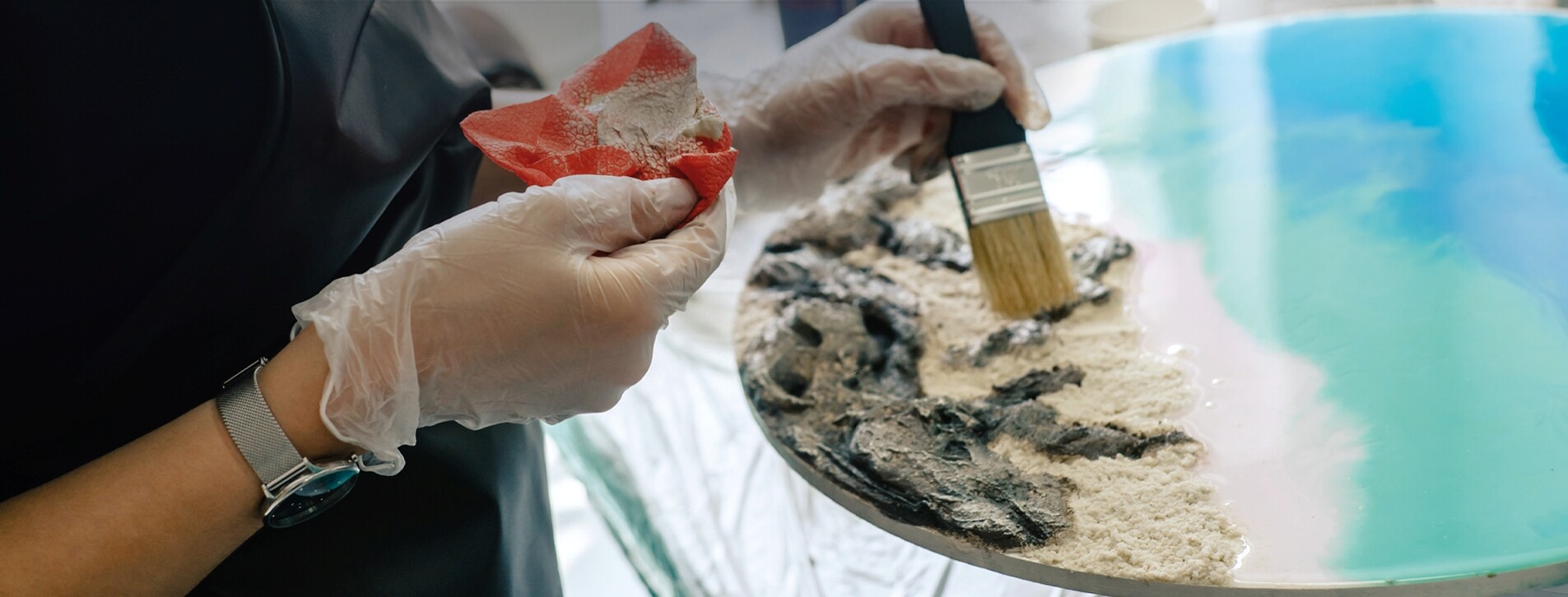 Фото 1 - Создание картины из эпоксидной смолы