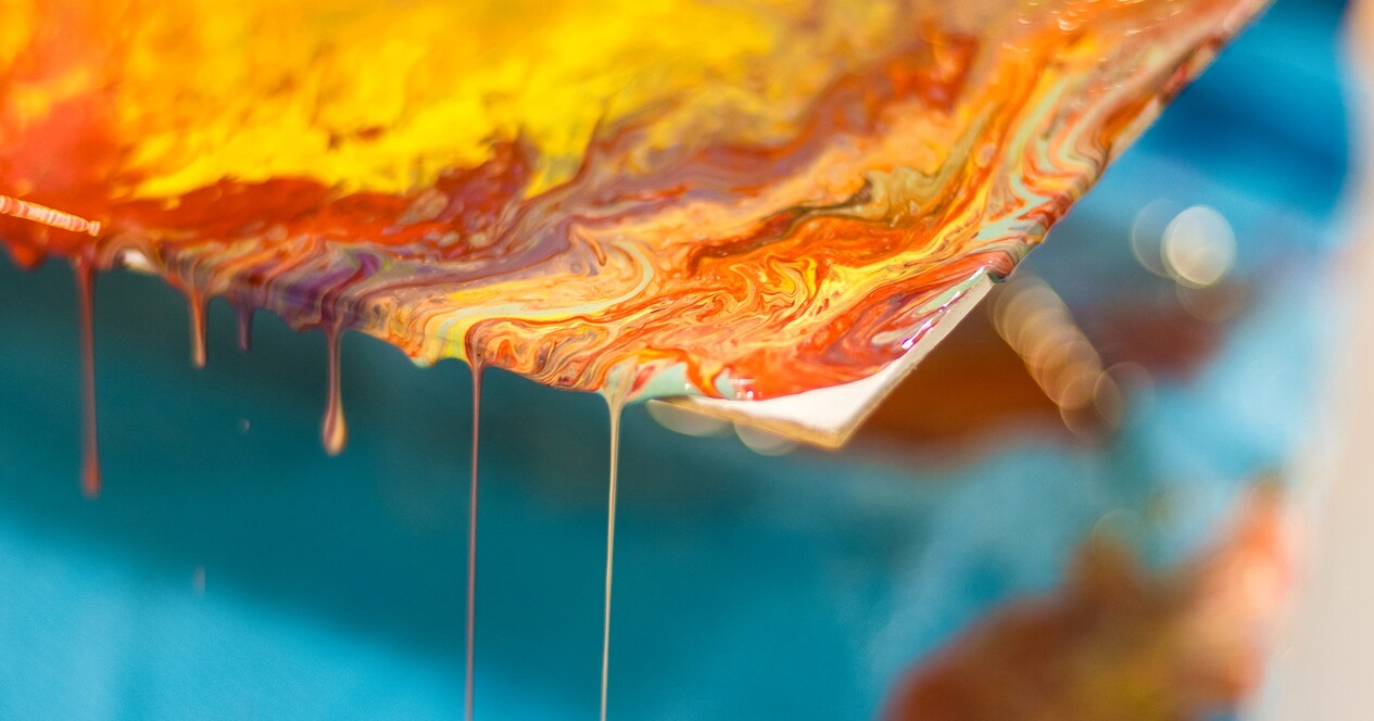 Абстрактная живопись Fluid Art для компании - 5 Фото 5 - Абстрактная живопись Fluid Art для компании