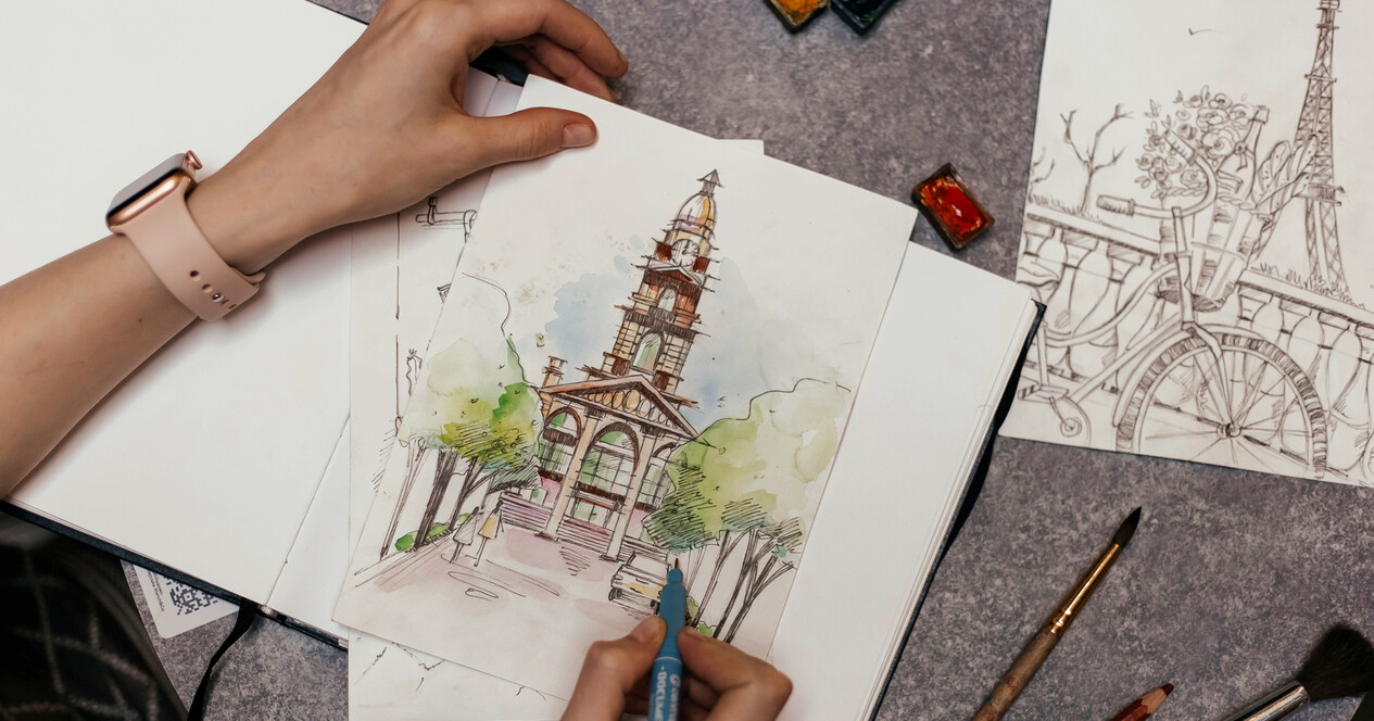 Майстер-клас акварельного скетчингу - 5 Фото 5 - Майстер-клас акварельного скетчингу