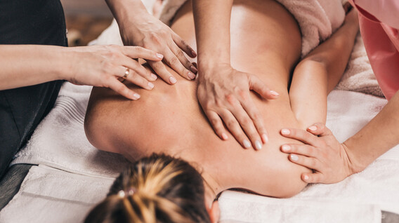 Мастер-класс массажа для двоих Подарочные сертификаты на день рождения в Виннице - Мастер-класс массажа для двоих