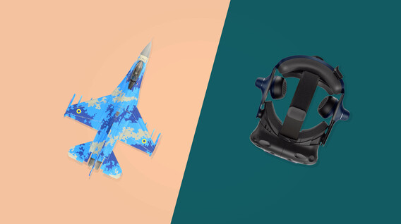 Авіасимулятор у VR-окулярах Подарунки на 1 вересня - Авіасимулятор у VR-окулярах