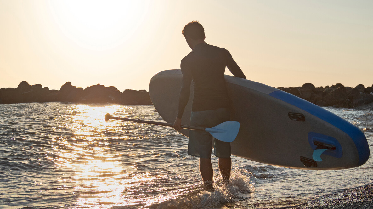 SUP-серфінг на заході сонця Водні розваги у Дніпрі - SUP-серфінг на заході сонця