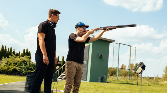 Стендова стрільба для двох на стрільбищі Подарунки хлопцю-військовому - Стендова стрільба для двох на стрільбищі