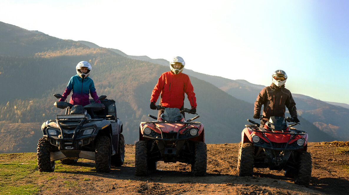 Прогулянка на квадроциклах у Карпатах для компанії Подарунки чоловіку сестри в Івано-Франківську - Прогулянка на квадроциклах у Карпатах для компанії