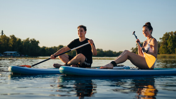 SUP-серфинг для компании SUP-серфинг для компании