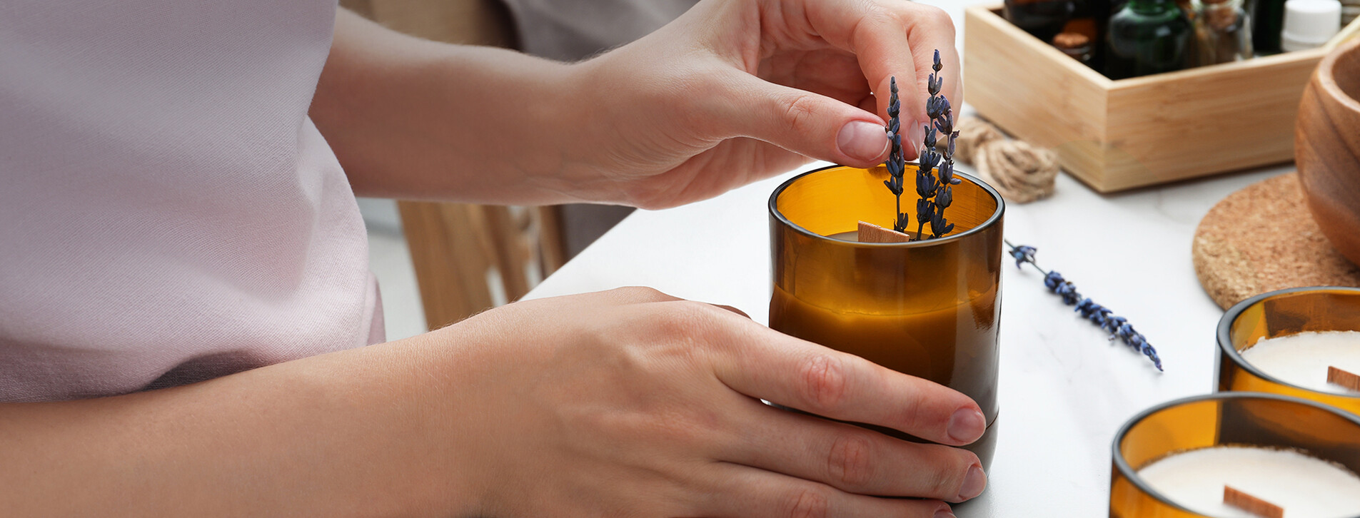 Фото 1 - Мастер-класс изготовления свечи для двоих