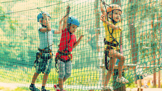 Мотузковий парк для компанії Тролеї та зіплайн - Мотузковий парк для компанії