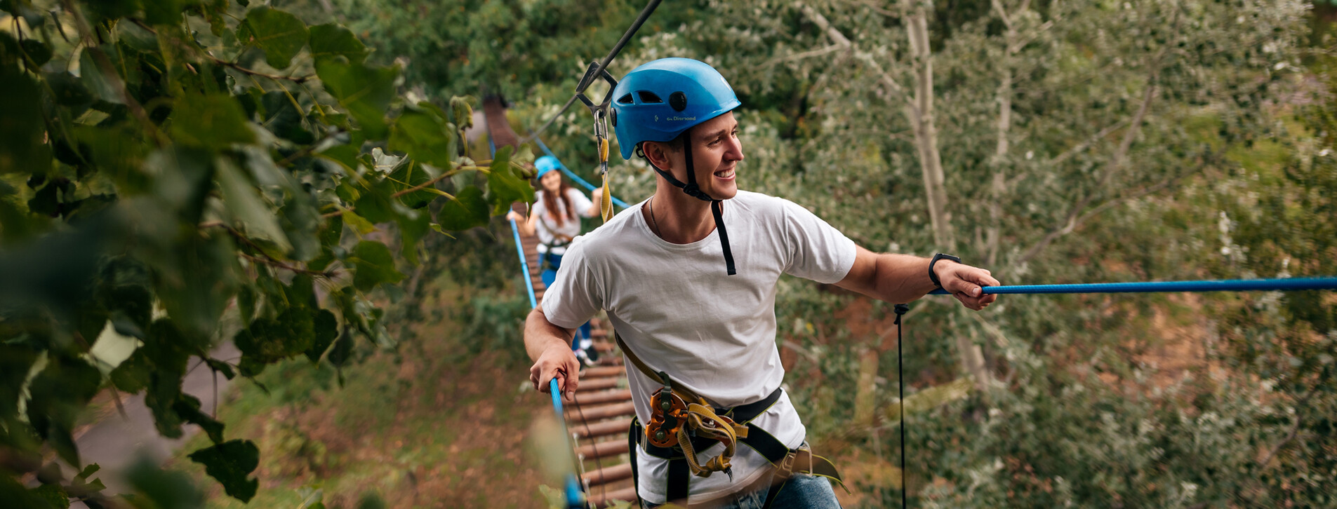 Троллейный парк для компании в Киеве - 3 Фото 3 - Полет на Zip-line для компании