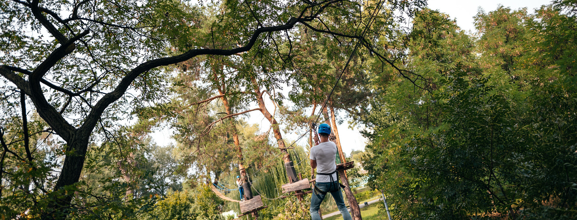 Троллейный парк для компании в Киеве - 11 Фото 11 - Полет на Zip-line для компании