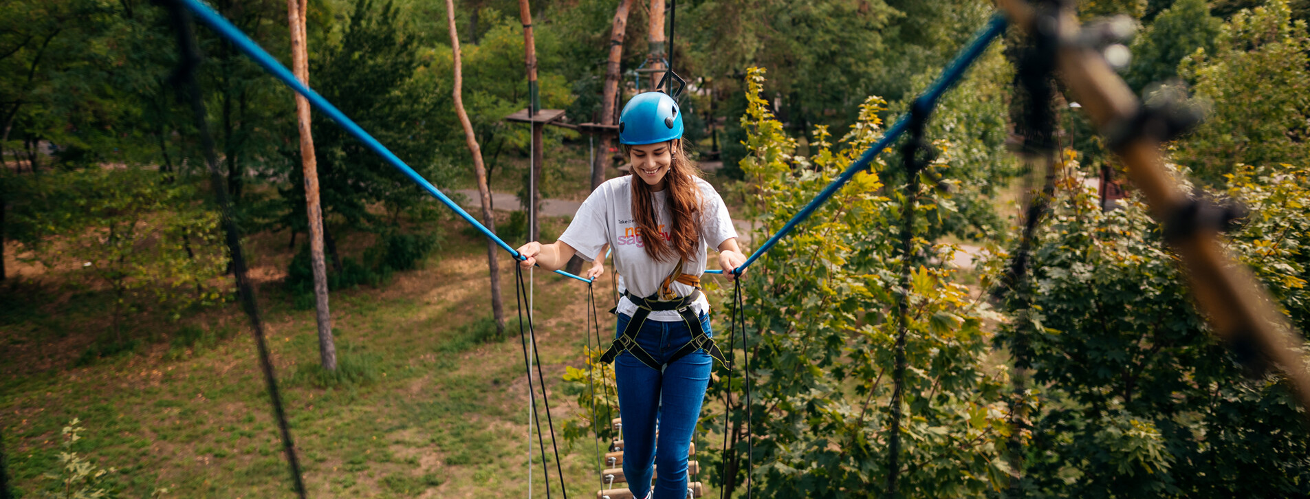 Троллейный парк для компании в Киеве - 6 Фото 6 - Полет на Zip-line для компании
