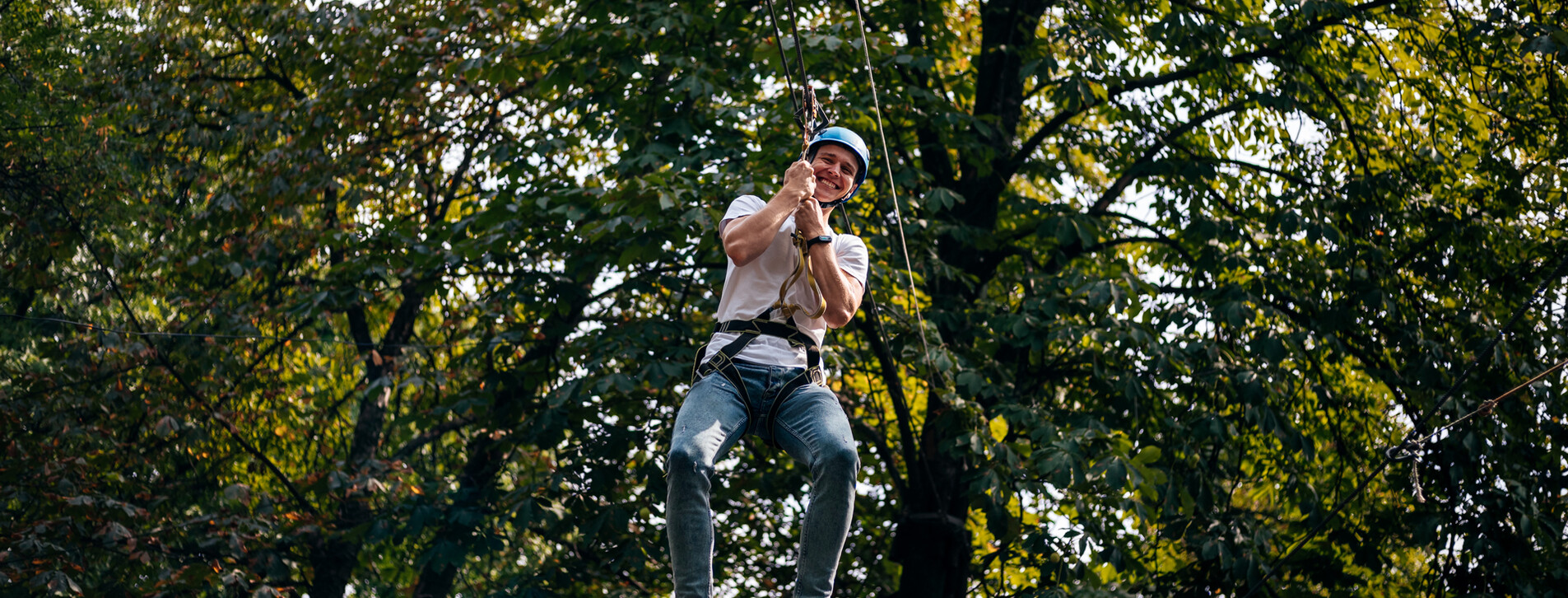 Троллейный парк для компании в Киеве - 9 Фото 9 - Полет на Zip-line для компании