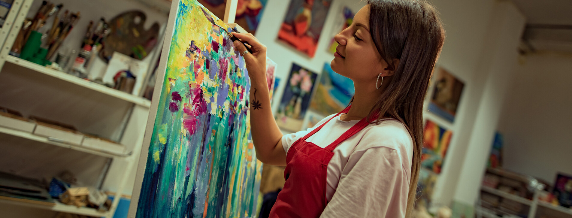 Мастер-класс живописи в Киеве - 8 Фото 8 - Мастер-класс живописи