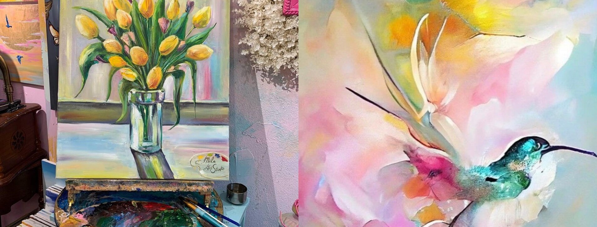 Мастер-класс живописи для двоих в Одессе - 6 Фото 6 - Мастер-класс живописи для двоих