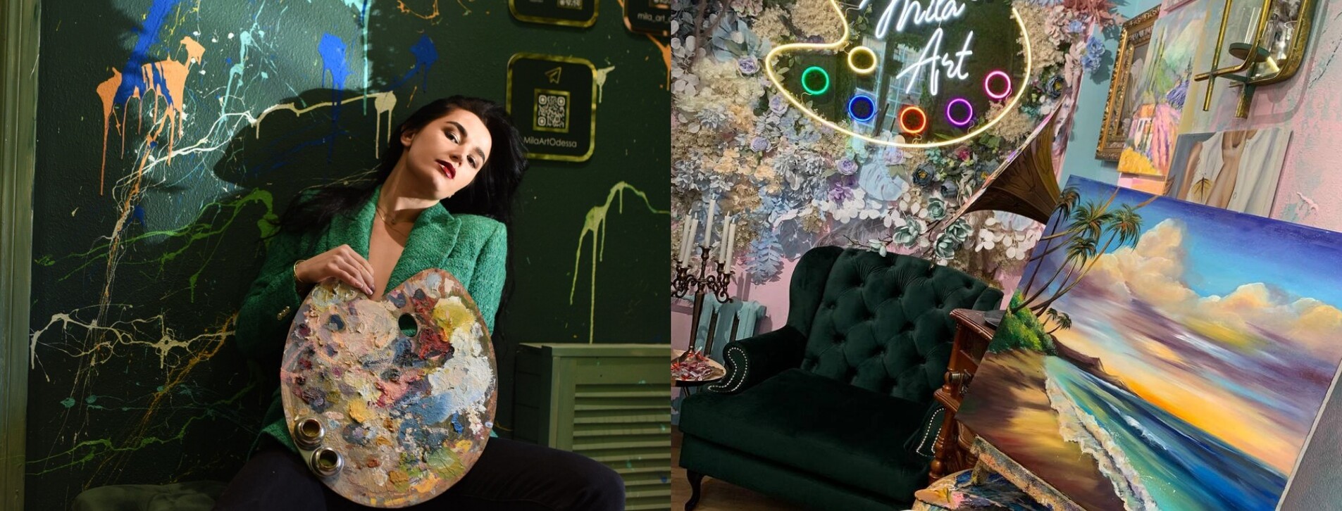 Мастер-класс живописи для двоих в Одессе - 4 Фото 4 - Мастер-класс живописи для двоих