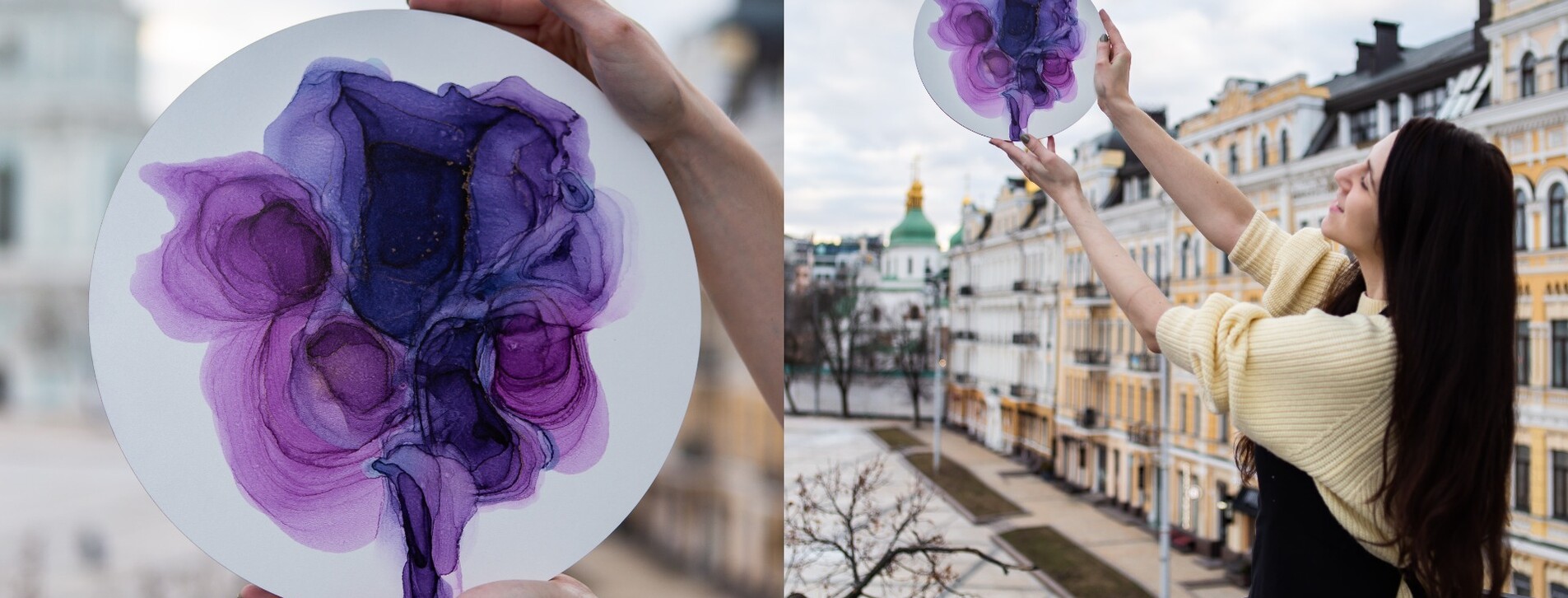 Живопись в технике Alcohol Ink в Киеве - 6 Фото 6 - Живопись в технике Alcohol Ink